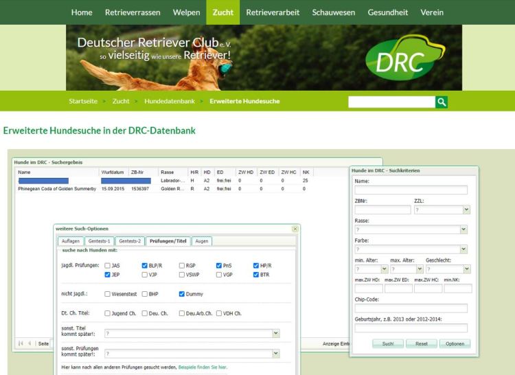 Laut DRC Datenbank gibt es keinen Zweiten wie&nbsp;Phinegean