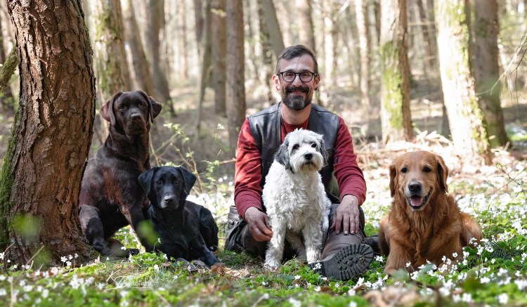 Büxe, Ulvy, ich, Pedro und Phinegean (von links)