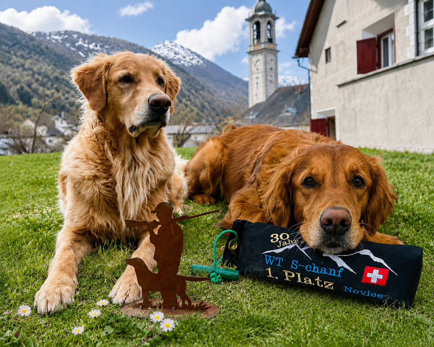 Blue und Bailey beim WT S-Chanf